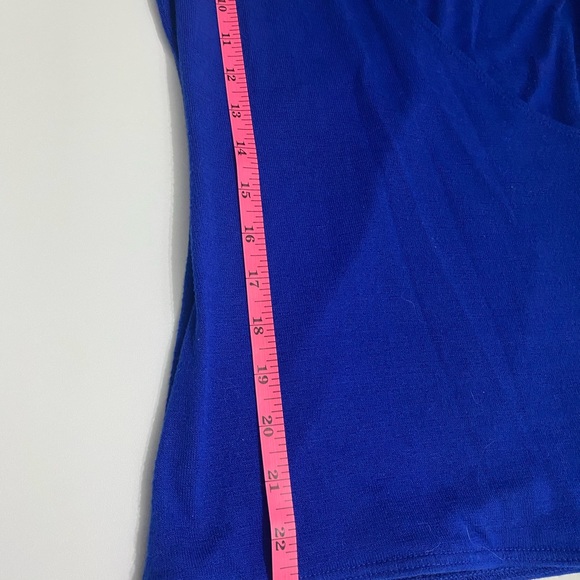 Aritzia Wilfred Free Blue Knit Sleeveless Vest Top - Picture 6 of 6